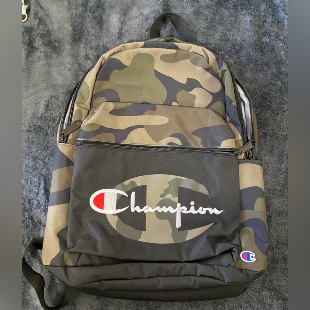 Champion Unisex Adult Manuscript Backpack Green Camo